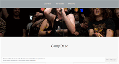Desktop Screenshot of campdazemusic.com