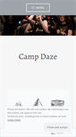 Mobile Screenshot of campdazemusic.com